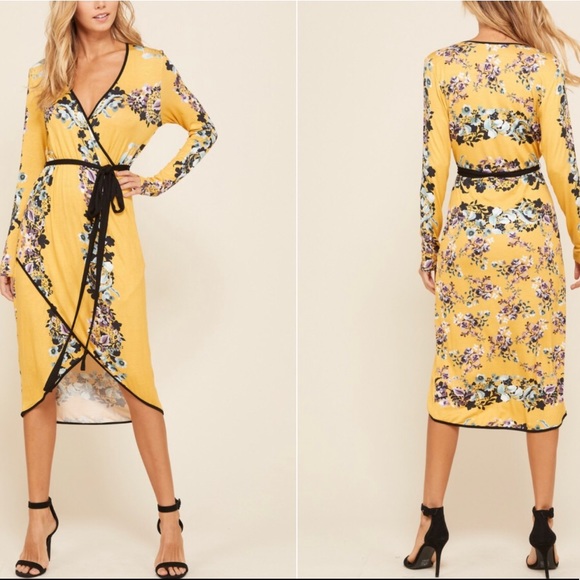 Printed wrap dress - Picture 3 of 3